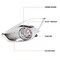 Spec-D Tuning Toyota Avalon Fog Lights Chrome Bezzel With Clear Lens 14-Up LF-AVN13COEM-HZ - alternate 5